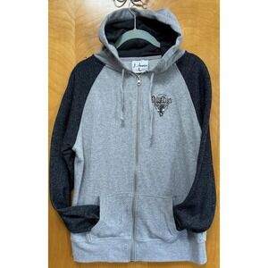 Iron Horse Saloon Ormond Beach Fl Bike Week 2019 Zip Up Hoodie‎ Wmns L